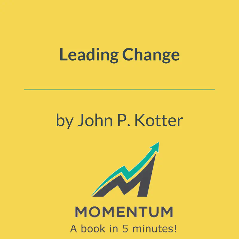 Book cover of Leading Change