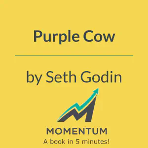 Cover of Purple Cow: Transform Your Business by Being Remarkable