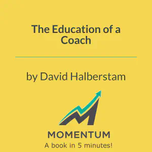 Cover of The Education of a Coach