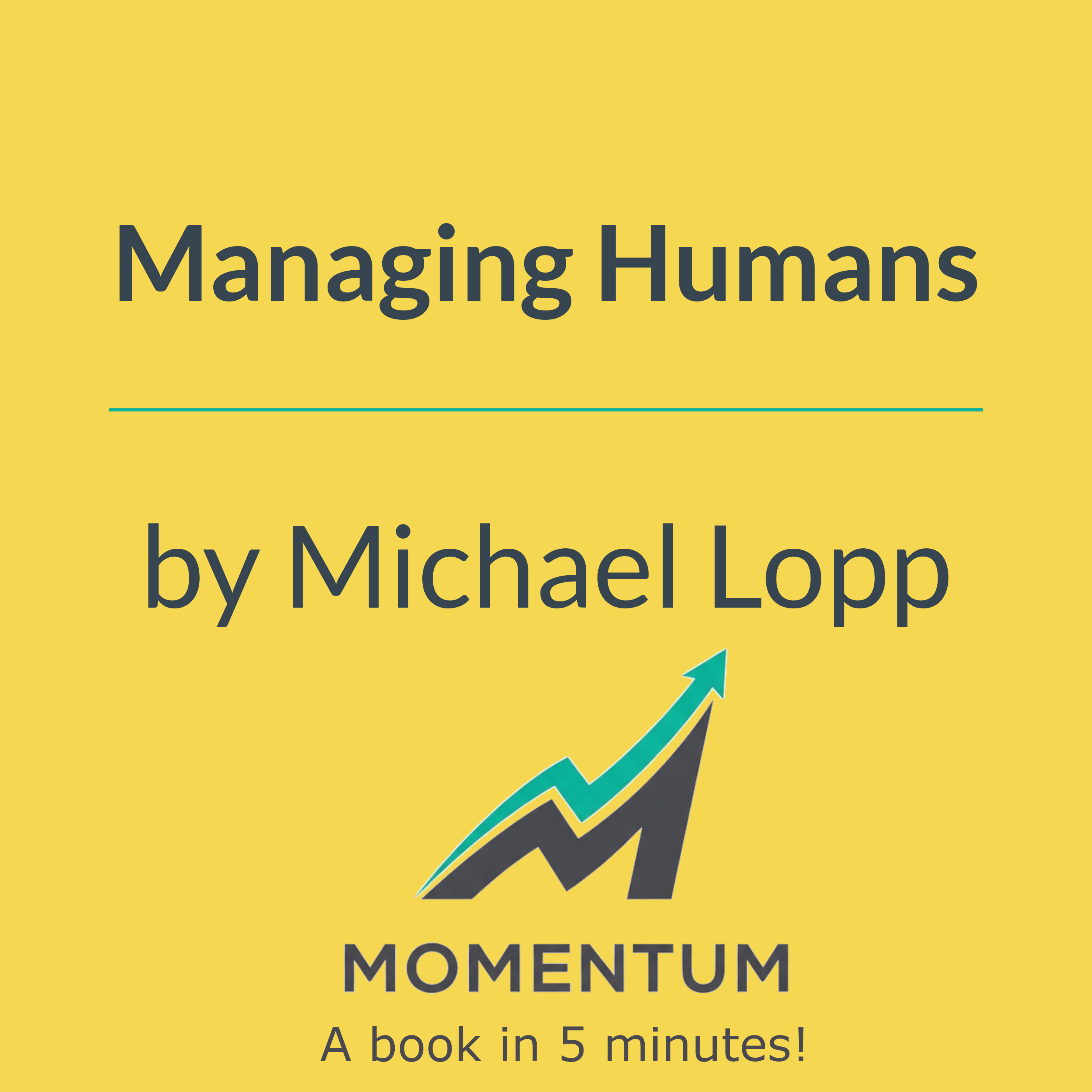 Book cover of Managing Humans
