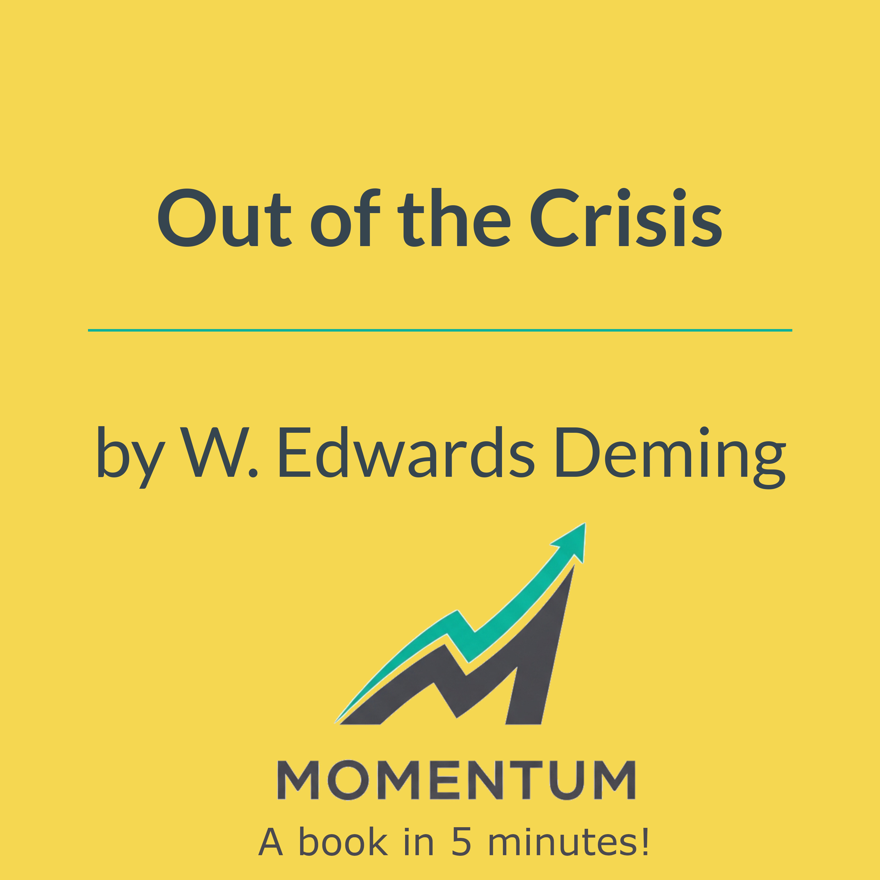 Book cover of Out of the Crisis