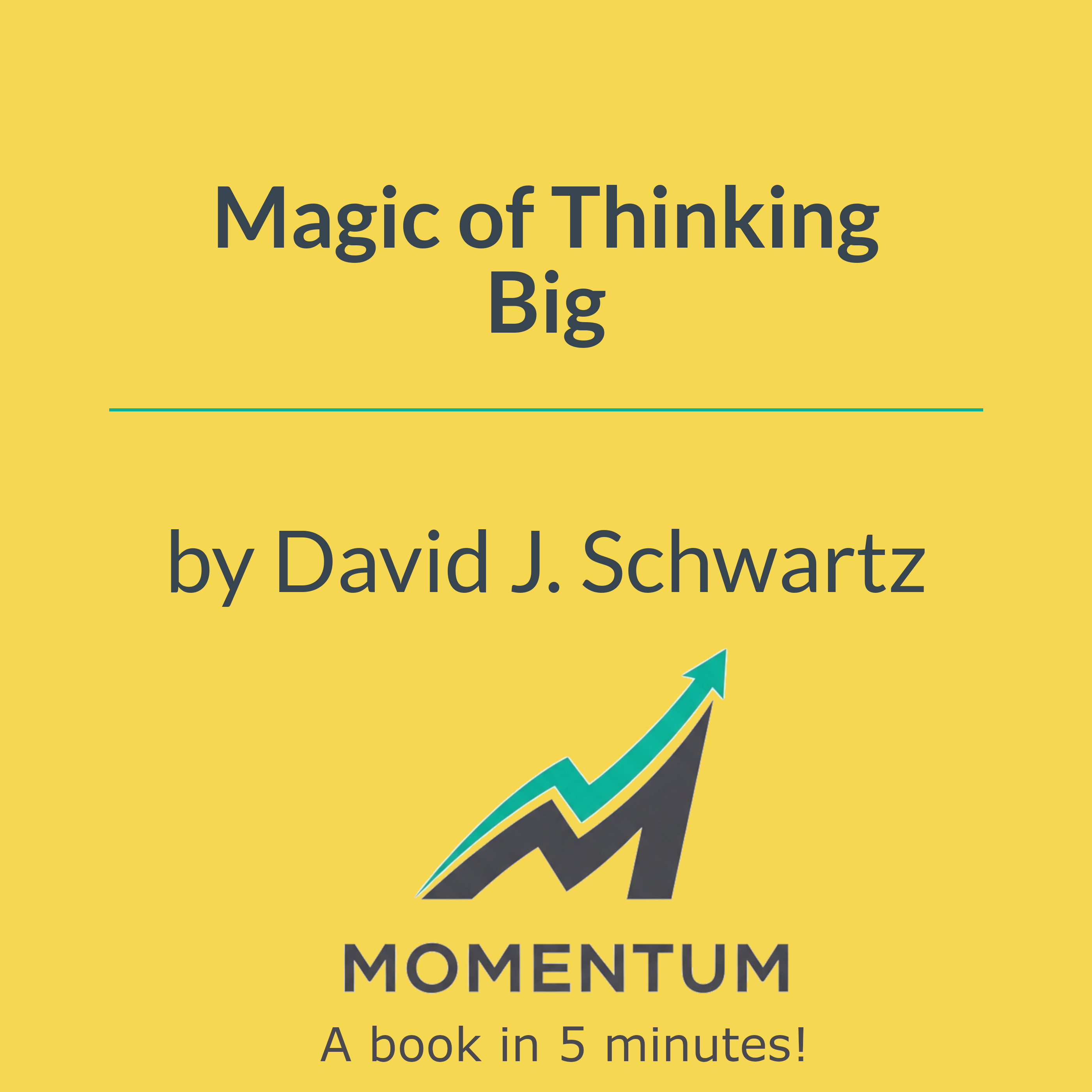 Book cover of Magic of Thinking Big