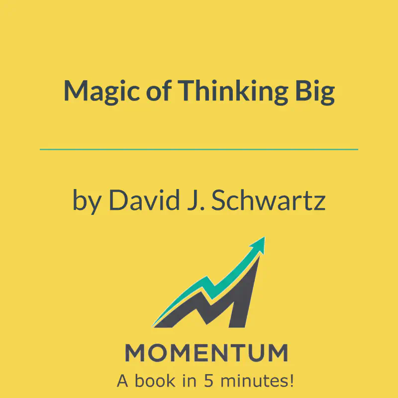 Book cover of Magic of Thinking Big
