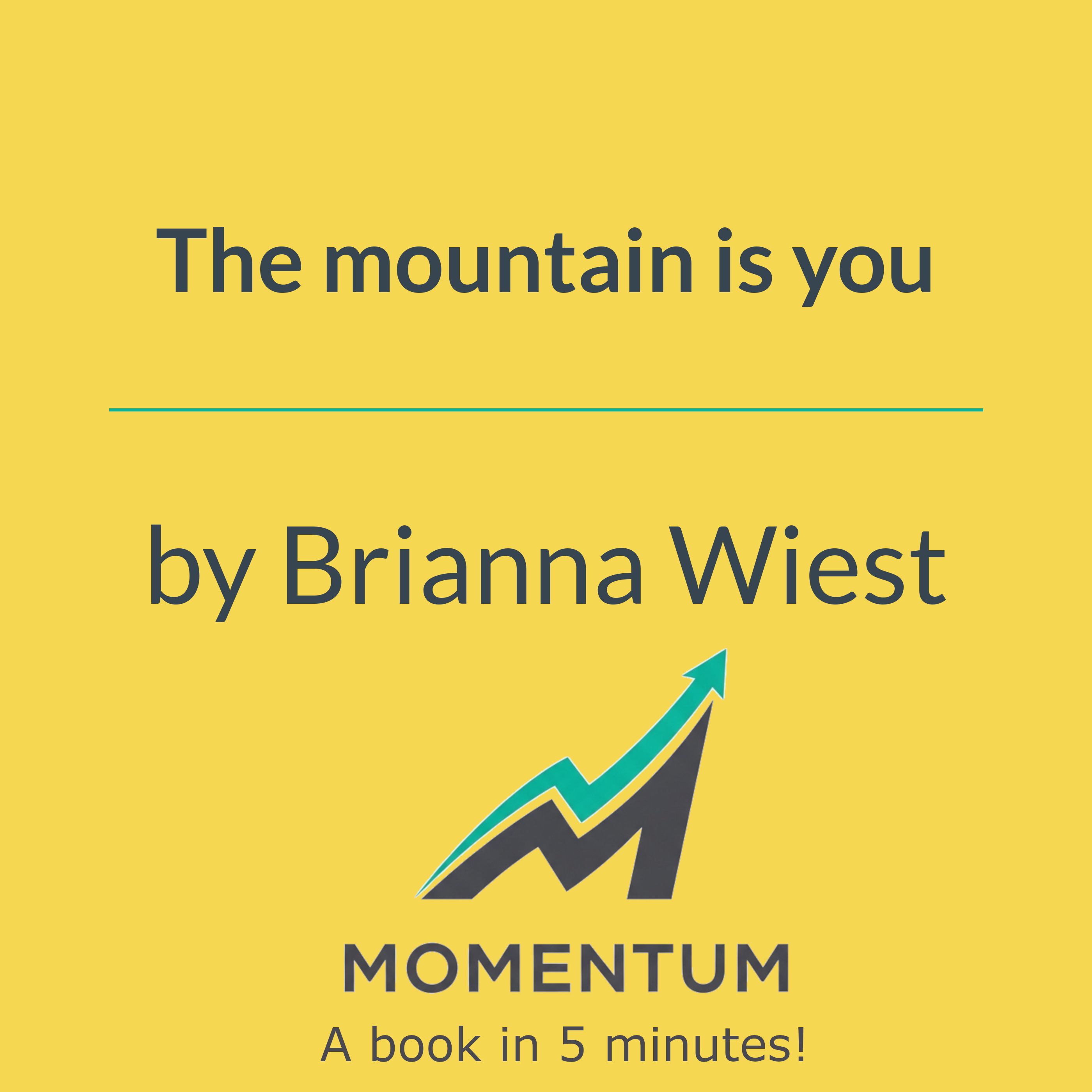 Book cover of The mountain is you