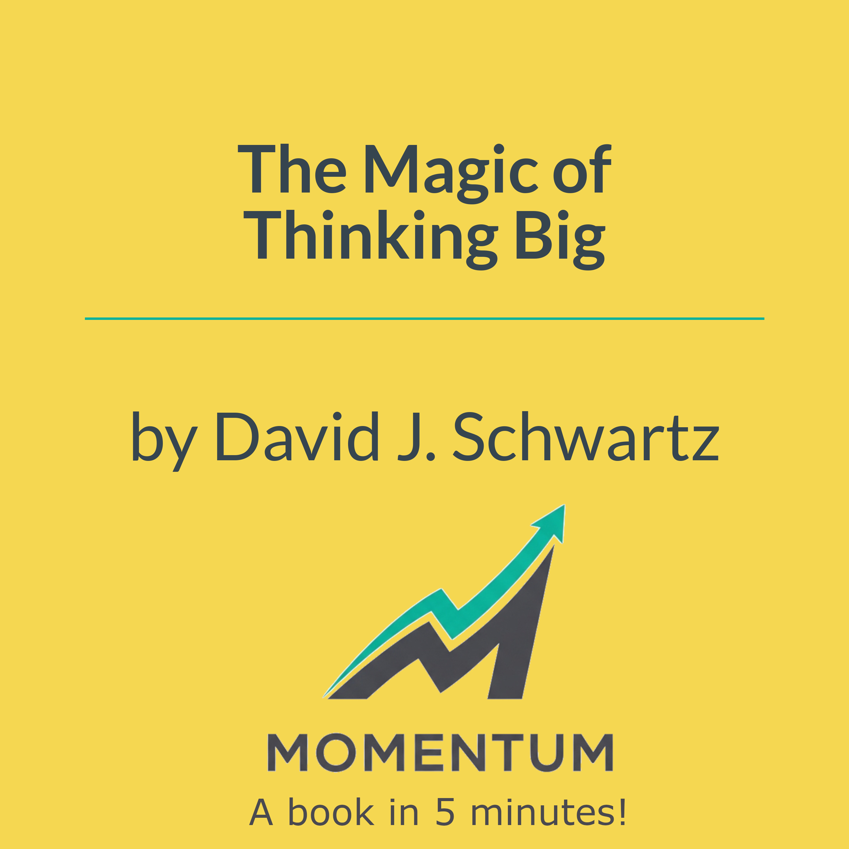 Book cover of The Magic of Thinking Big
