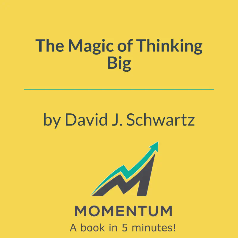 Book cover of The Magic of Thinking Big