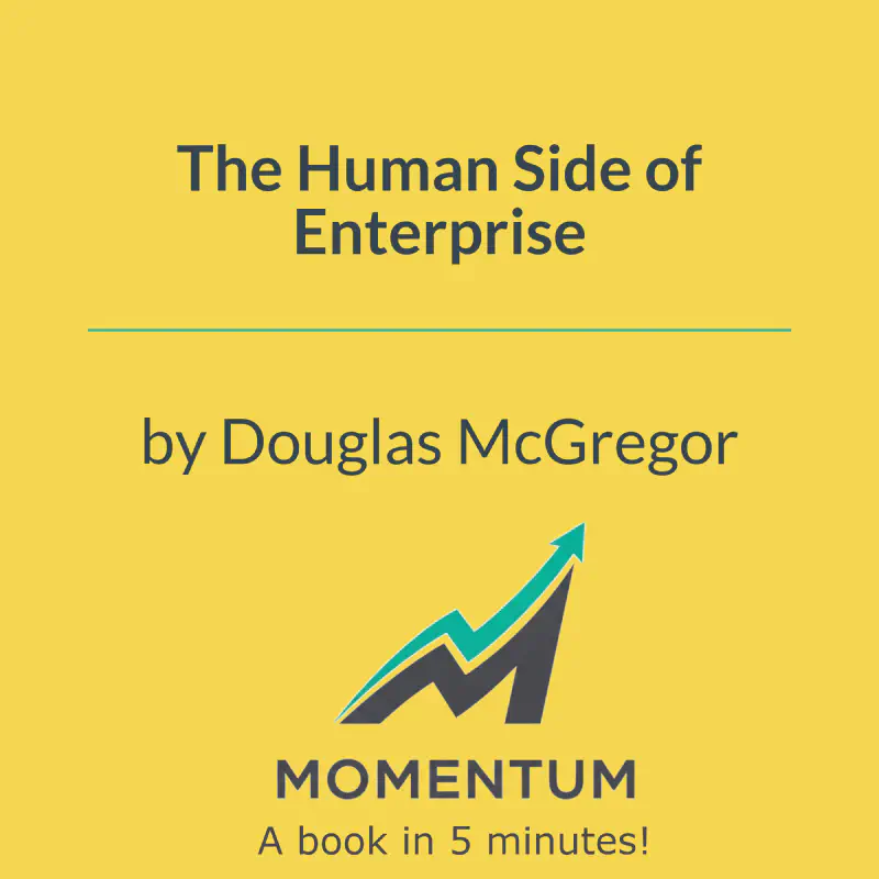 Book cover of The Human Side of Enterprise