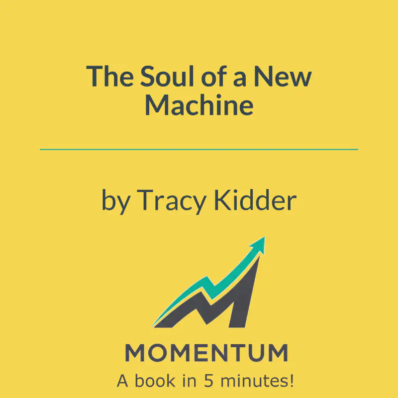 Book cover of The Soul of a New Machine
