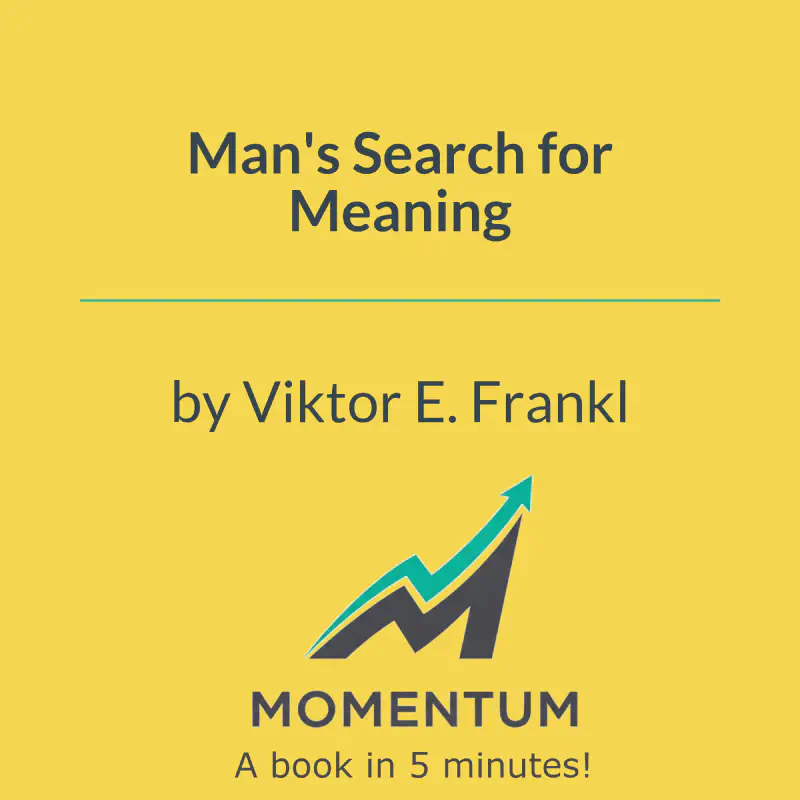 Book cover of Man's Search for Meaning
