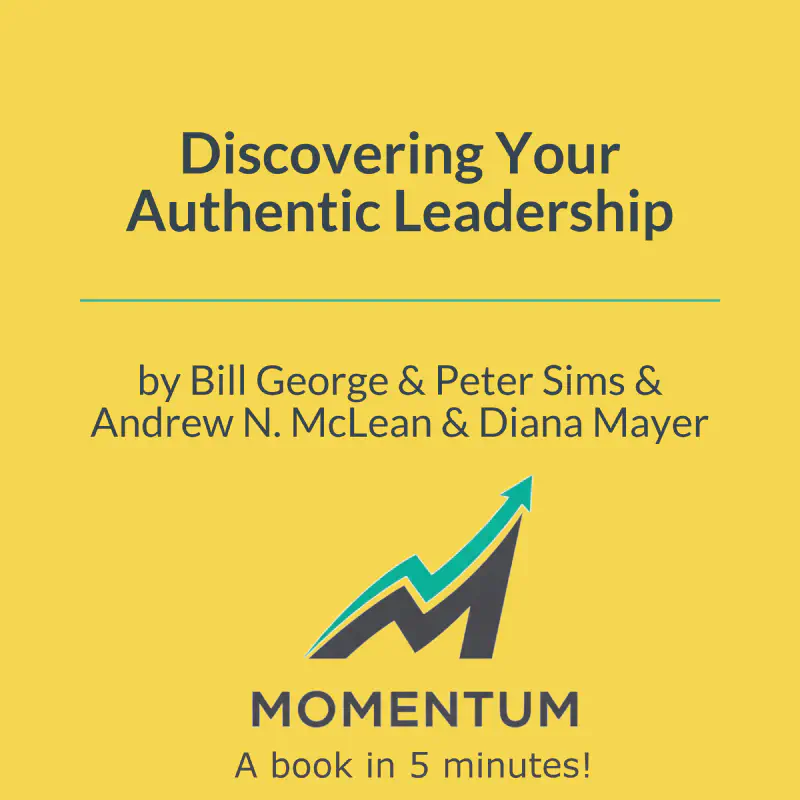 Book cover of Discovering Your Authentic Leadership