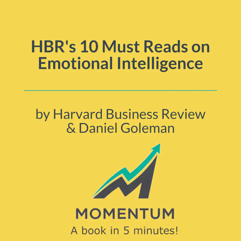 Book cover of HBR's 10 Must Reads on Emotional Intelligence