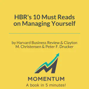 Cover of HBR's 10 Must Reads on Managing Yourself