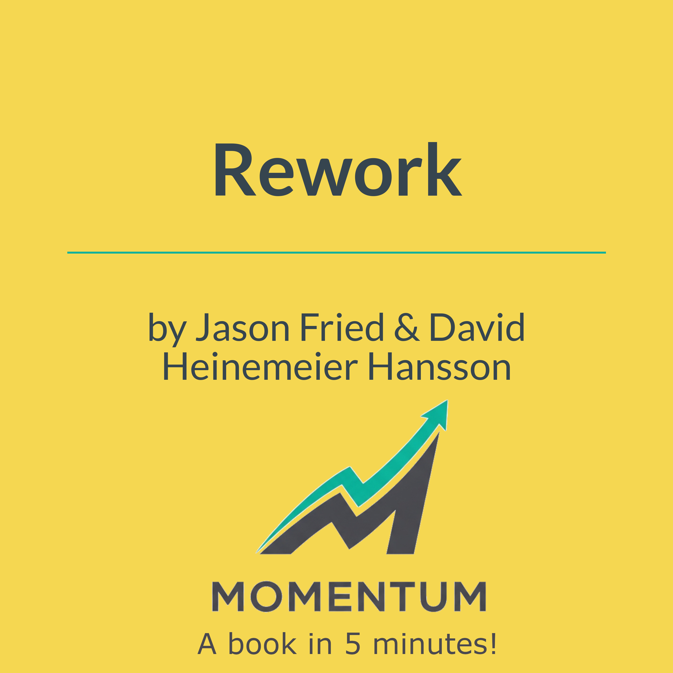 Book cover of Rework