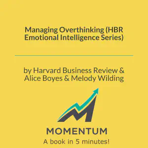 Cover of Managing Overthinking (HBR Emotional Intelligence Series)