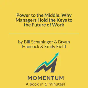 Cover of Power to the Middle: Why Managers Hold the Keys to the Future of Work