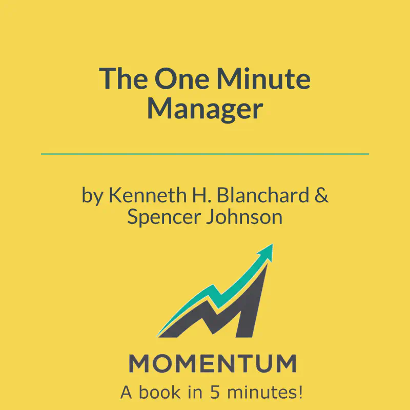 Book cover of The One Minute Manager