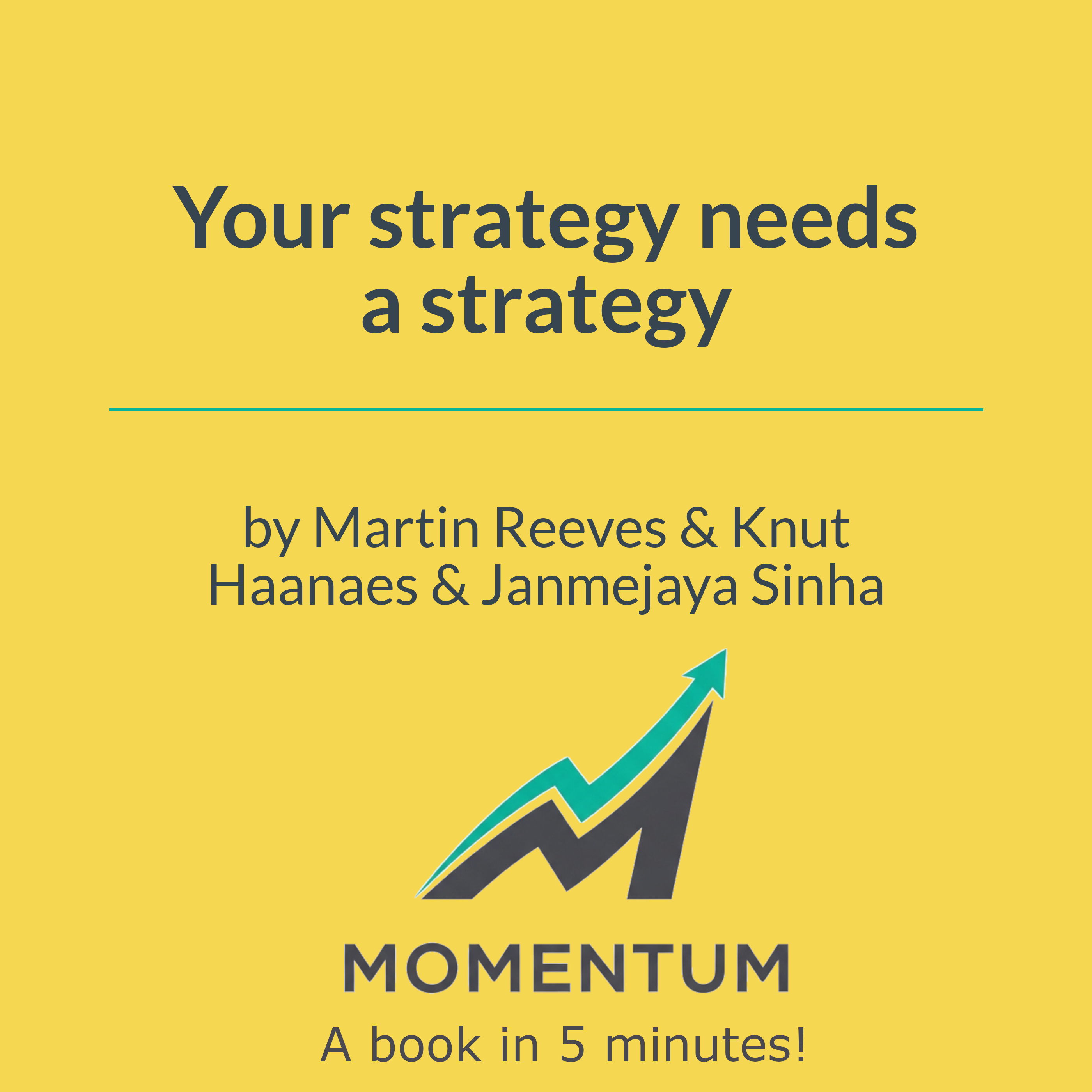 Book cover of Your strategy needs a strategy