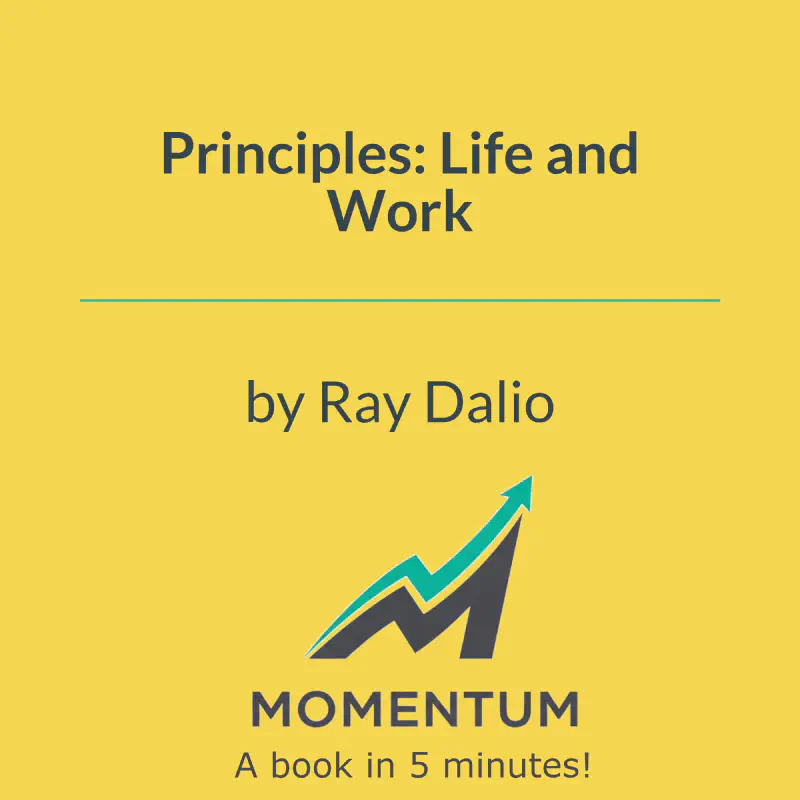 Book cover of Principles: Life and Work