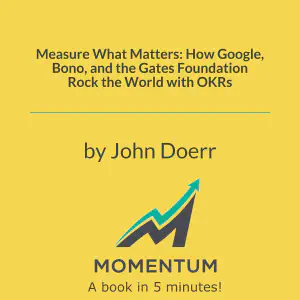 Cover of Measure What Matters: How Google, Bono, and the Gates Foundation Rock the World with OKRs