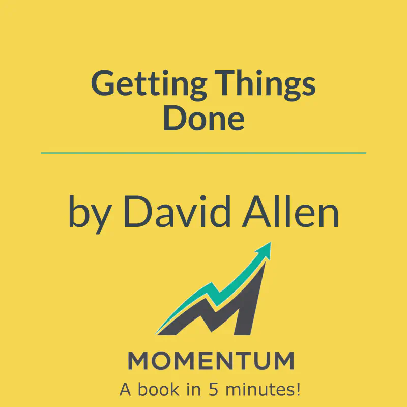 Book cover of Getting Things Done: The Art of Stress-Free Productivity