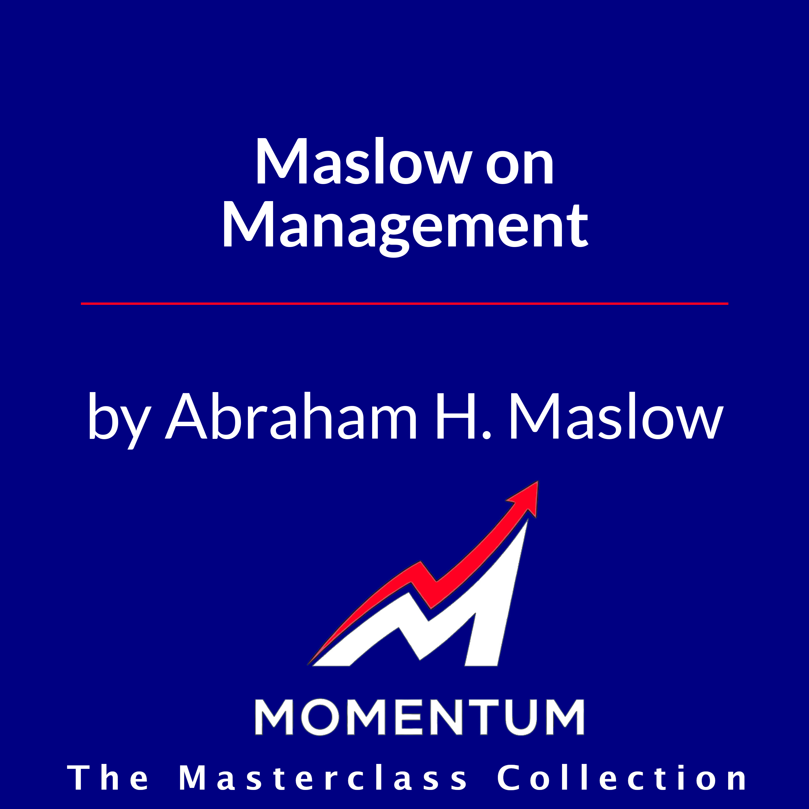Premium Cover for Maslow on Management